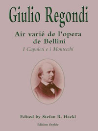Giulio Regondi, Air Vari� de l�opera de Bellini