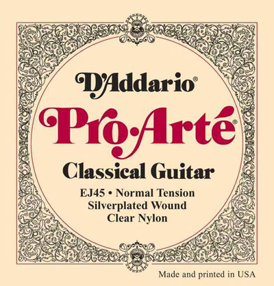 D'Addario EJ45 Pro Arte Normal Tension, Full Set