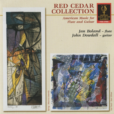 Red Cedar Collection - American Music for flute and guitar