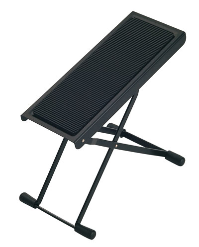 K&M 14670 - 6 Position Footrest, Standard Platform Black