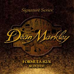 Dean Markley 2106A MED Formula 82/R Acoustic Med Tension, Full Set