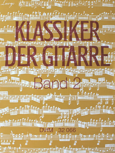 Klassiker Der Gitarre, Band 2