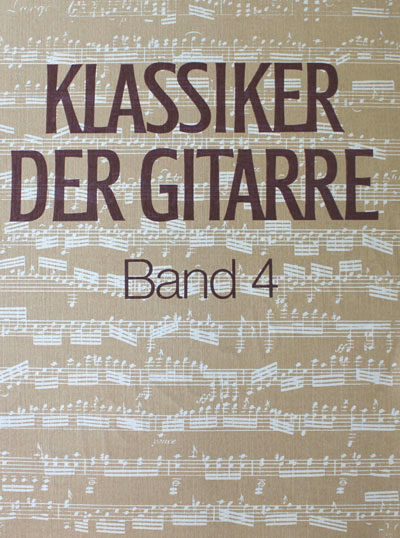 Klassiker Der Gitarre, Band 4