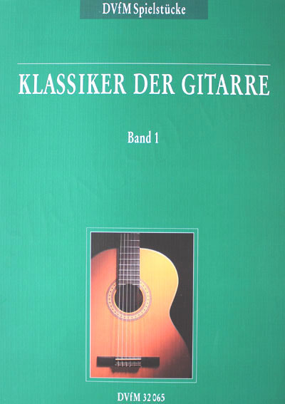 Klassiker Der Gitarre, Band 1