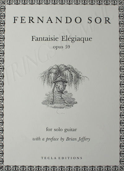 Fantaisie Elegiaque opus 59 for solo guitar