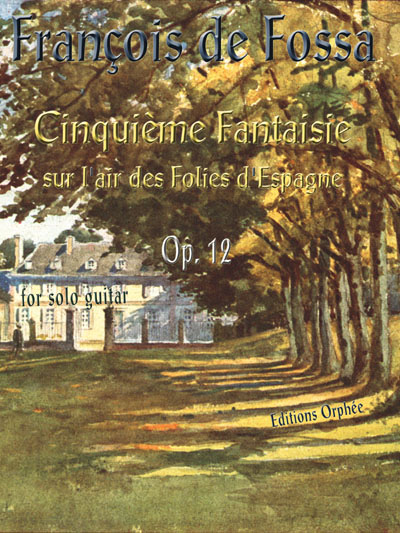 Cinquieme Fantaisie Op. 12 for solo guitar
