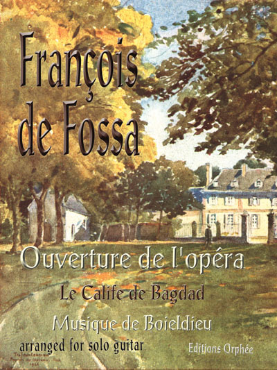 Ouverture de l'opera for solo guitar