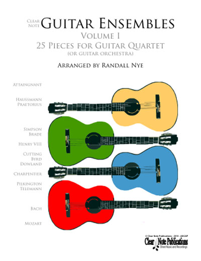 Guitar Quartets Arranged by Randall Nye Vol. 1