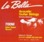 La Bella Silver Plated 700M Medium Tension, Full Set