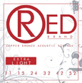 RED Brand Acoustic Extra Light (11-52) 7311, Full Set