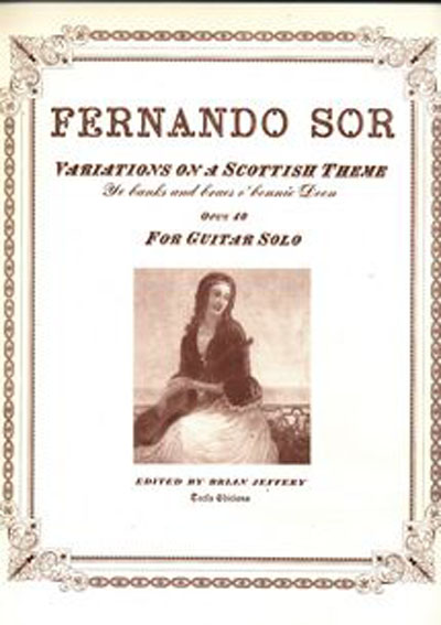 Variations on a Scottish Theme Op. 40 for guitar solo