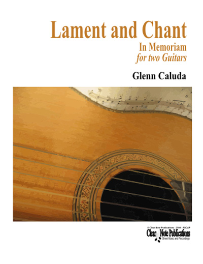 Lament and Chant for two Guitars | Glenn Caluda