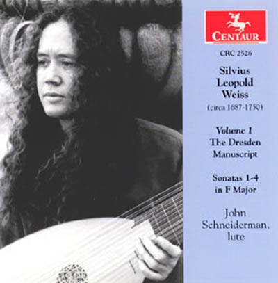 John Schneiderman | Silvius L. Weiss, Vol. 1 The Dresden Manuscript CD