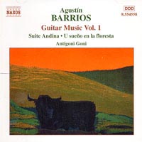 Antigoni Goni, Agustin Barrios Guitar Music Vol.1 CD