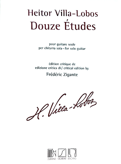 H. Villa-Lobos | Douze Etudes crit. ed. by Frederick Zigante