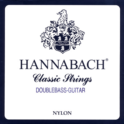 Hannabach 841MT Doublebass Guitar 90cm Scale Six String, Full Set