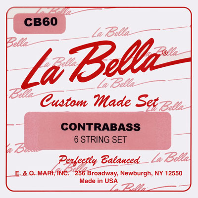 La Bella CB60 Contrabass Guitar 75cm Scale, Full Set