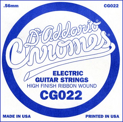 D'Addario CG022 XL .022 inches (.56 mm), Single String