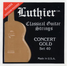 Luthier Concert Gold Set 40 Medium-High Tension, Bass Set