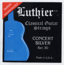 Luthier Concert Silver Set 30 Medium-High Tension, Full Set