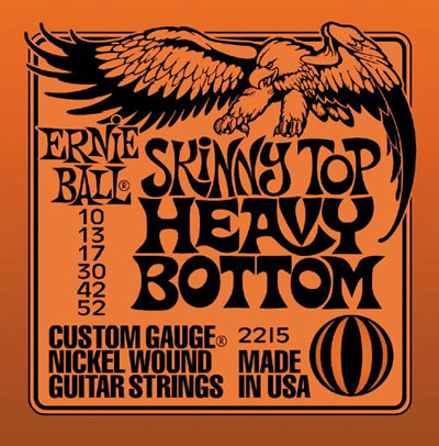 Ernie Ball 2215 Slinky Electric Guitar Skinny/Heavy (10-52)