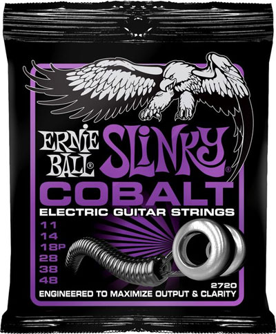Ernie Ball Cobalt Slinky 2720 Electric Guitar Strings (11-48)
