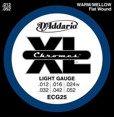 D'Addario ECG25 Chromes Light (12-52), Full Set