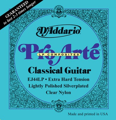 D'Addario EJ44LP Lightly Polished Extra Hard Tension, Full Set
