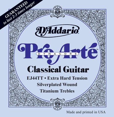 D'Addario Pro Arte Dynacore Extra Hard Tension EJ44TT, Full Set