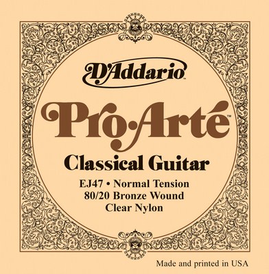 D'Addario EJ47 Normal Tension 80/20 Bronze Wound, Full Set