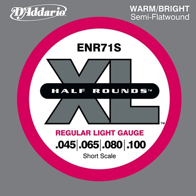 D'Addario Half Rounds ENR71S Short Scale (45-100)