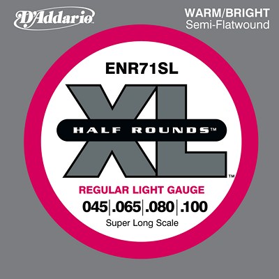 D'Addario Half Rounds ENR71SL Super Long Scale (45-100)