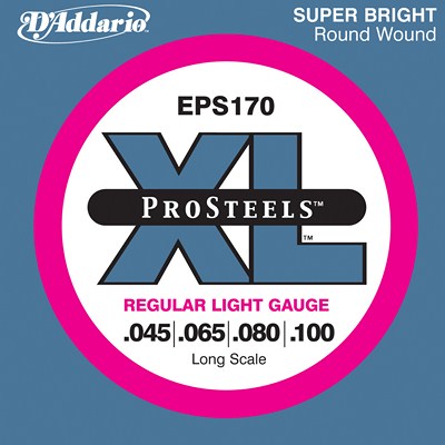 D'Addario Pro Steels EPS170 Regular Light (45-100), Full Set