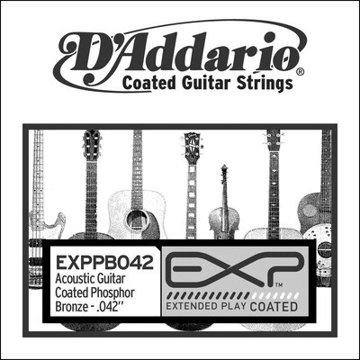 D'Addario EXPPB042 .042 inches (1.07 mm), Single String