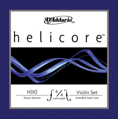 D'Addario Helicore Violin H310 4/4 Heavy Tension, Full Set