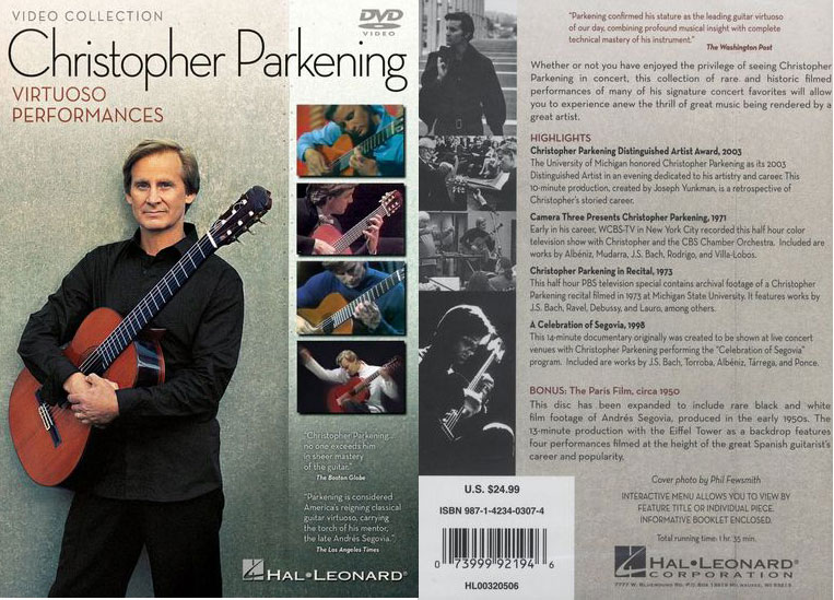 Christopher Parkening, Virtuoso Performances DVD