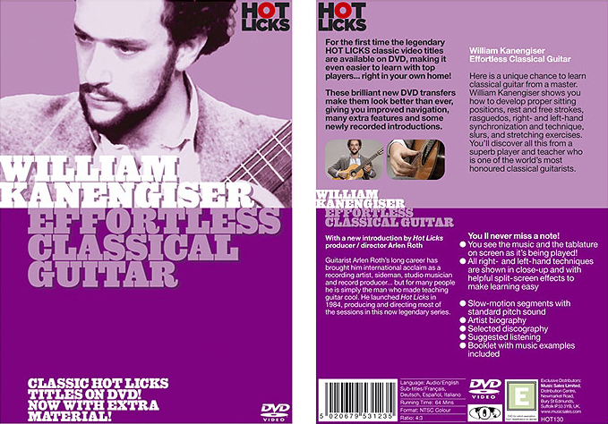 William Kanengiser - Effortless Classical Guitar DVD