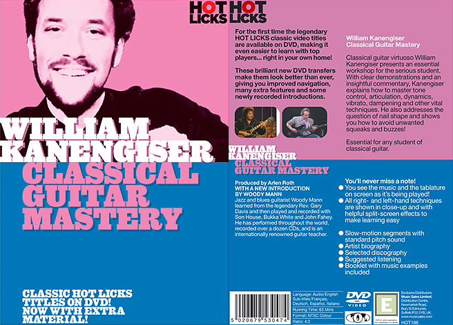 William Kanengiser Classical Guitar Mastery DVD