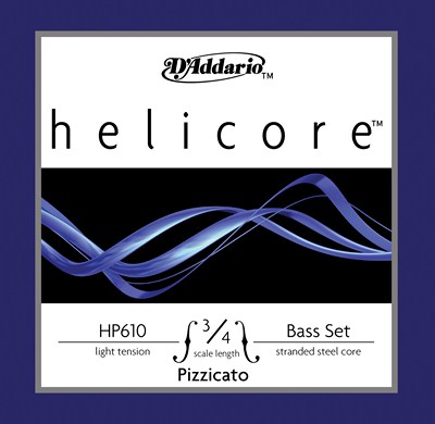 D'Addario Helicore Pizzicato HP610 Double Bass 3/4 Light Tension