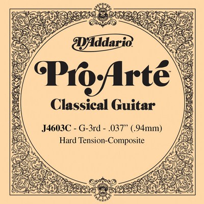D'Addario Pro Arte J4603C - 3rd string (g) Composite .037