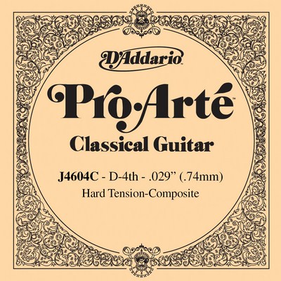 D'Addario Composite J4604C - 4th string (D), hard tension .029