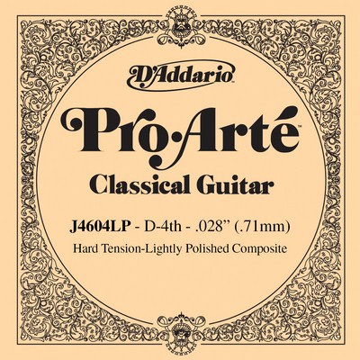 D'Addario Composite Lightly Polished J4604LP , hard tension .028