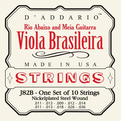 D'Addario Viola Brasileira Rioabaixo J82B, Full Set