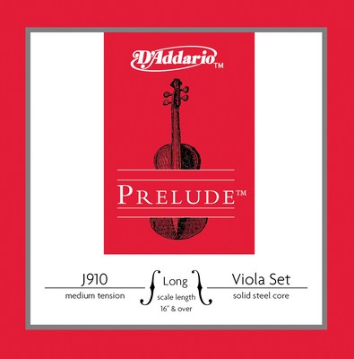D'Addario Prelude Viola J910 LM Medium Tension, Full Set