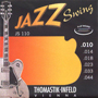 Thomastik-Infeld Jazz Swing Flat Wound JS110 (.010 - .044), Full Set