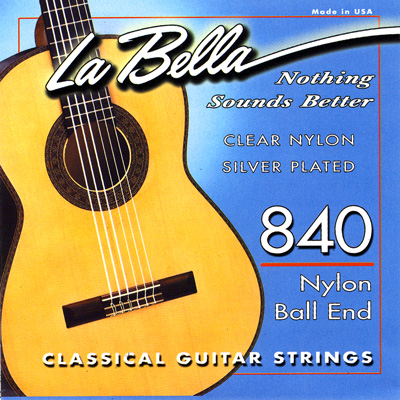 La Bella 840 Folk Singer Ball-End, Full Set
