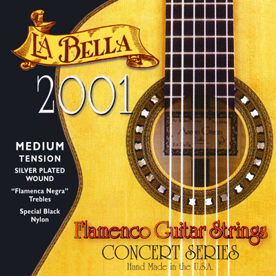 La Bella 2001 Flamenco Medium Tension, Full Set