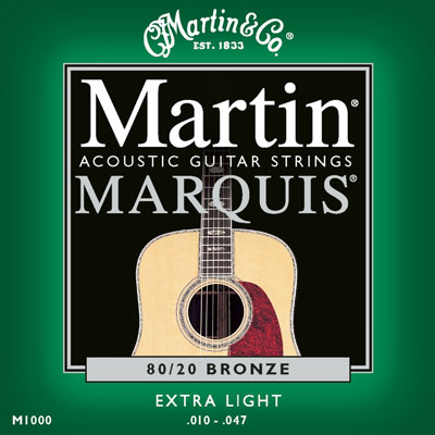 Martin M1000 Marquis 80/20 Bronze Extra Light, Full Set