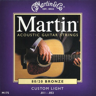 Martin M175 Original 80/20 Bronze Custom Light (11-52) Full Set