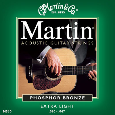 Martin M530 Original Phosphor Bronze Extra Light, Full Set